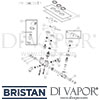 Bristan Prism Concealed 3 Control Shower Valve Spare Parts